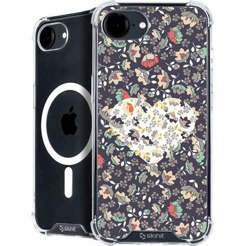 Floral Heart iPhone 16e MagSafe Case