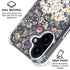Floral Heart iPhone 17 Clear Case