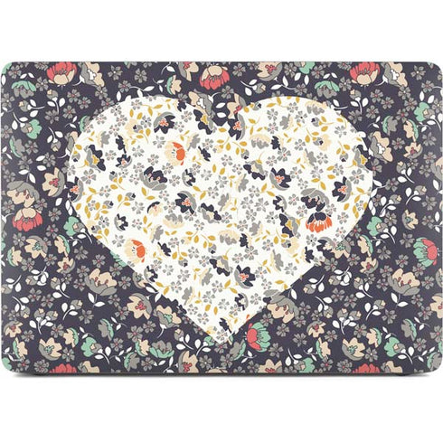 Floral Heart Apple MacBook Air Skin