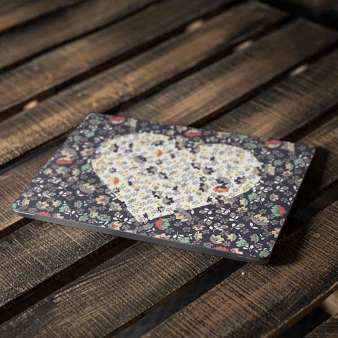 Floral Heart Apple MacBook Air Skin