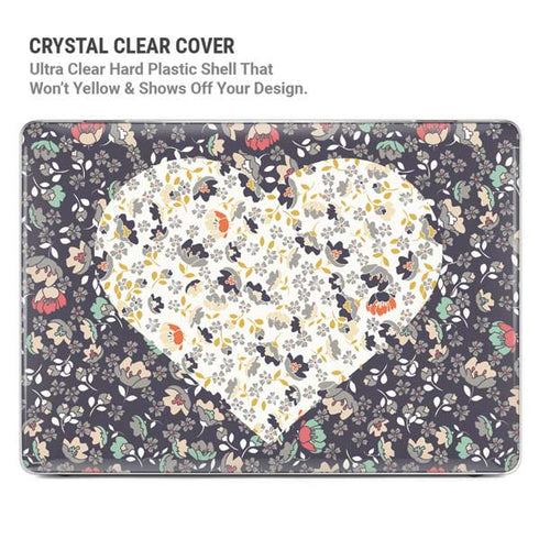 Floral Heart MacBook Pro 14in (2021-24) Case plus Skin