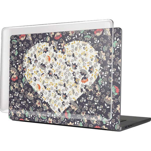 Floral Heart MacBook Cases