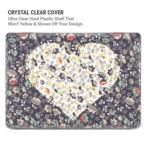 Floral Heart MacBook Cases