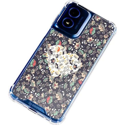 Floral Heart Moto G Play 4G (2024) Clear Case
