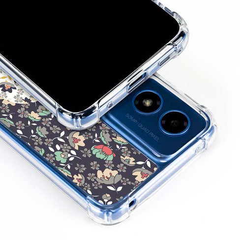 Floral Heart Moto G Play 4G (2024) Clear Case