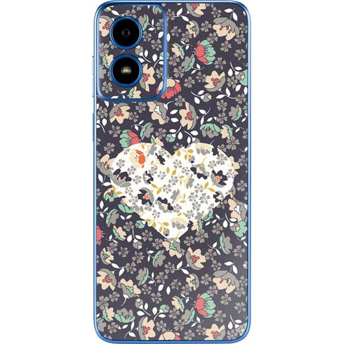 Floral Heart Moto G Play 4G (2024) Skin