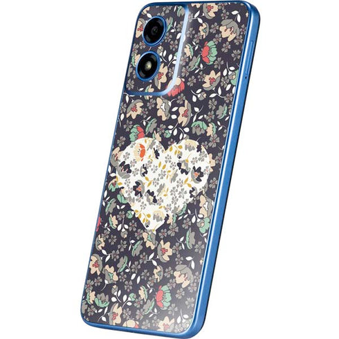 Floral Heart Moto G Play 4G (2024) Skin