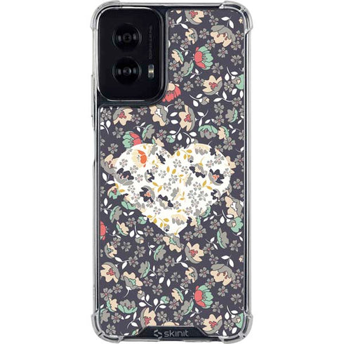 Floral Heart Moto G Power 5G (2024) Clear Case