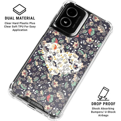 Floral Heart Moto G Power 5G (2024) Clear Case