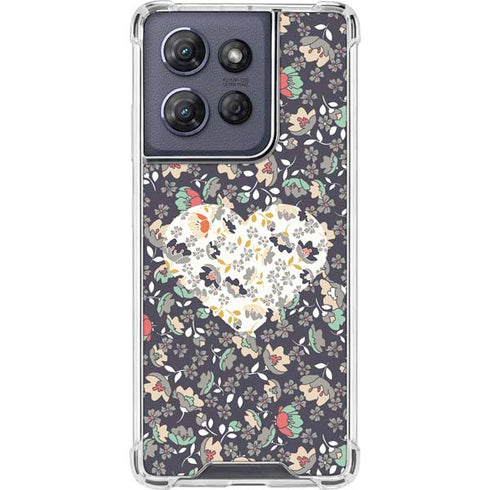 Floral Heart Moto G Power 5G (2025) Clear Case