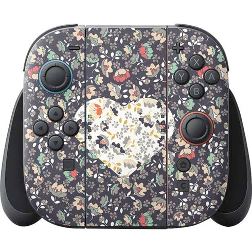 Floral Heart Nintendo Skins