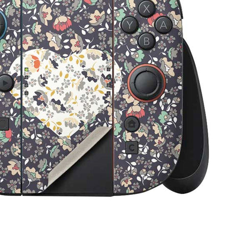 Floral Heart Nintendo Switch 2 (2025) Joy-Con Controller Skin