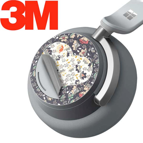Floral Heart Surface Headphones Skin