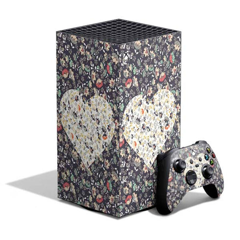 Floral Heart XBox Series X Digital Edition Bundle Skin