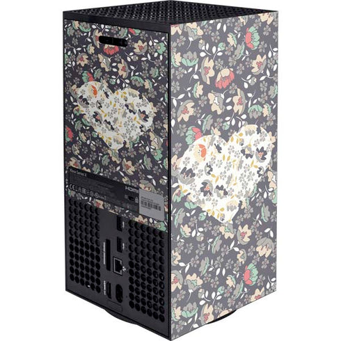 Floral Heart XBox Series X Digital Edition Console Skin
