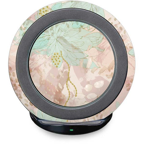 Floral Shadows Fast Charge Wireless Charging Stand Skin