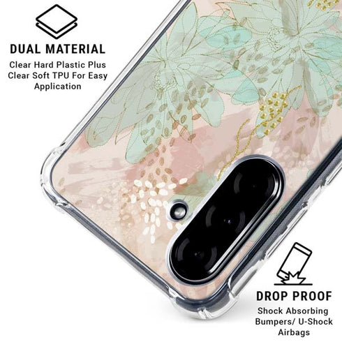 Floral Shadows Galaxy A36 5G Clear Case