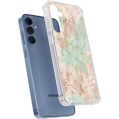 Floral Shadows Galaxy A55 5G Clear Case