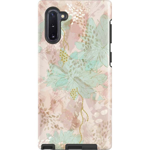 Floral Shadows Galaxy Cases