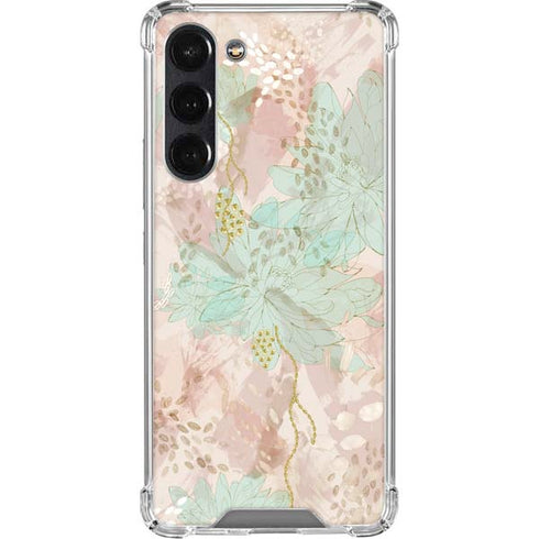 Floral Shadows Galaxy S24 FE Clear Case