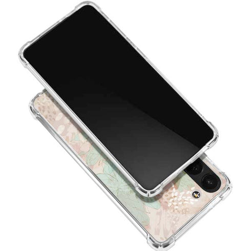 Floral Shadows Galaxy S24 FE Clear Case