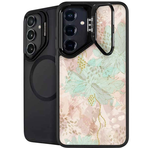Floral Shadows Galaxy S25 Kickstand Case