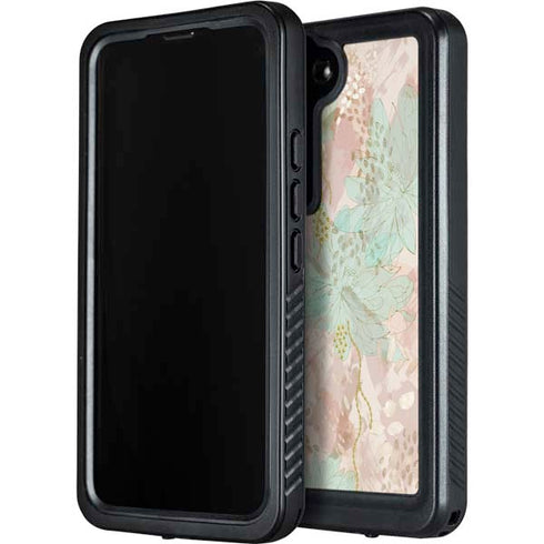 Floral Shadows Galaxy S24 Plus Waterproof Case