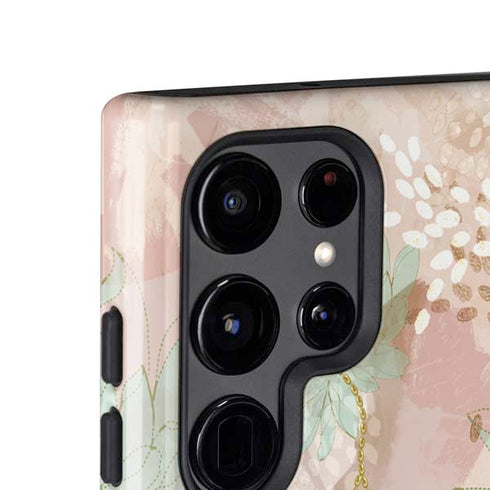 Floral Shadows Galaxy S25 Ultra Impact Case