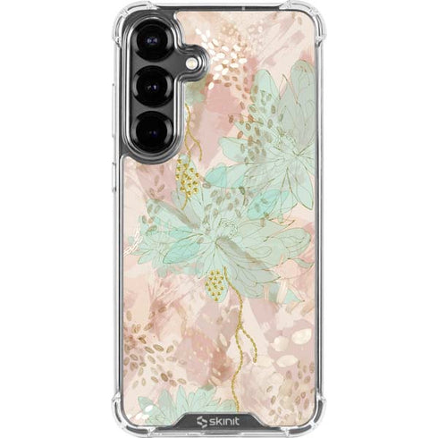 Floral Shadows Galaxy S26 Clear Case