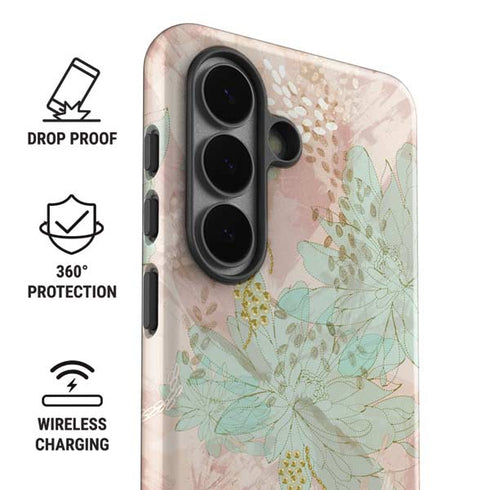 Floral Shadows Galaxy S26 Plus Impact Case