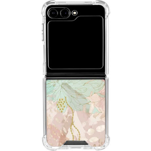 Floral Shadows Galaxy Z Flip6 Clear Case