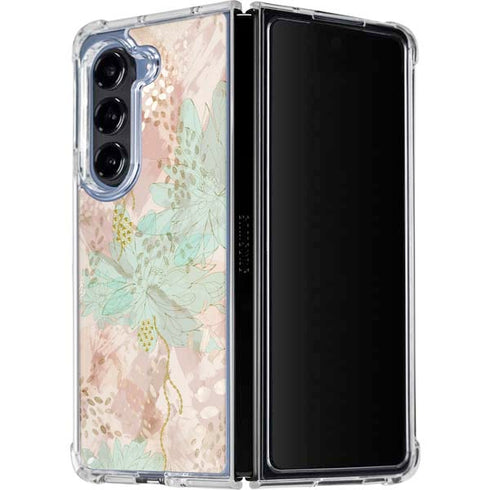 Floral Shadows Galaxy Z Fold5 5G Clear Case