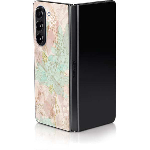 Floral Shadows Galaxy Z Fold5 5G Skin