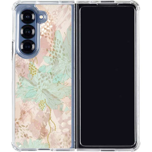 Floral Shadows Galaxy Z Fold6 Clear Case