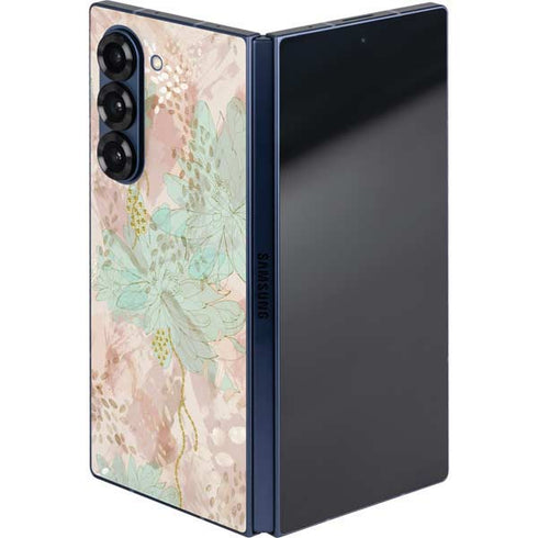Floral Shadows Galaxy Z Fold6 Skin