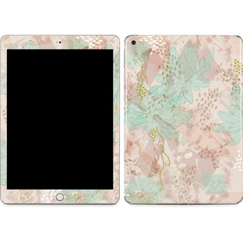 Floral Shadows Apple iPad Skin