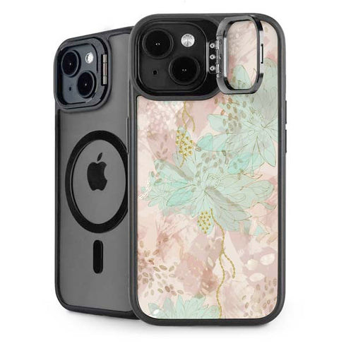 Floral Shadows iPhone 14 Kickstand Case