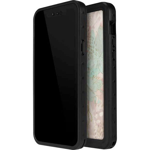Floral Shadows iPhone 15 Pro Waterproof Case
