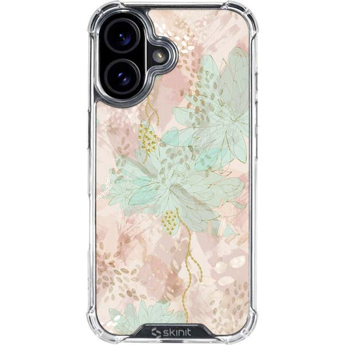 Floral Shadows iPhone 16 Clear Case