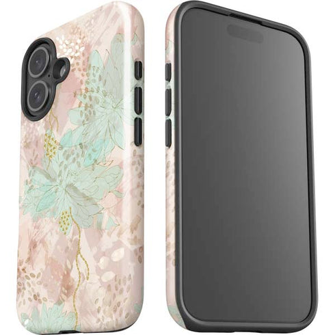 Floral Shadows iPhone 16 Impact Case