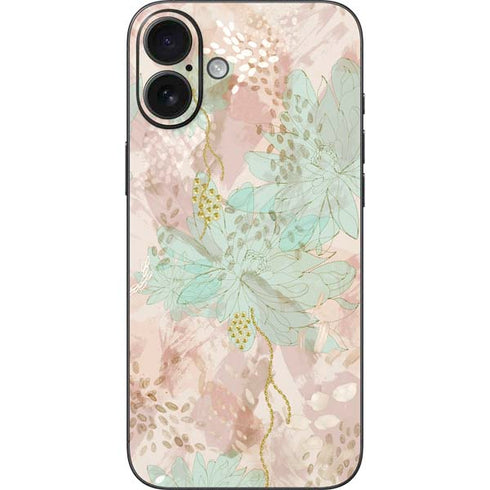 Floral Shadows iPhone 16 Plus Skin