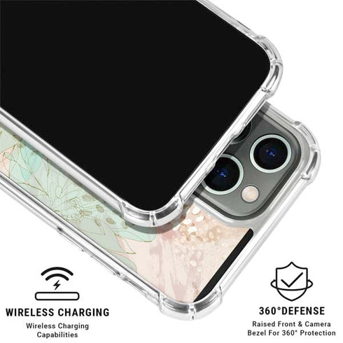Floral Shadows iPhone 16 Pro Clear Case