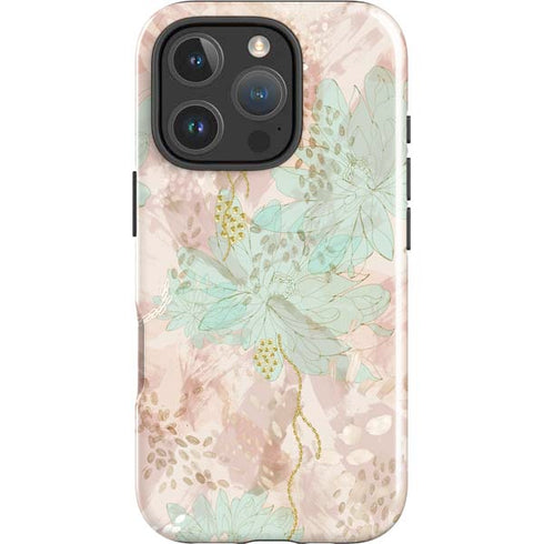 Floral Shadows iPhone 16 Pro Max Impact Case