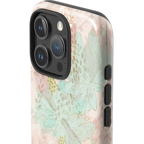 Floral Shadows iPhone 16 Pro Max Impact Case