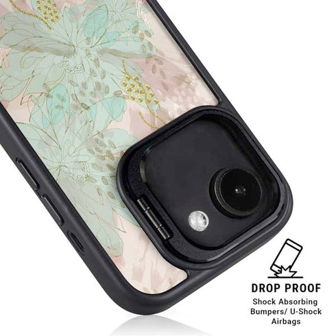 Floral Shadows iPhone 16e Kickstand Case