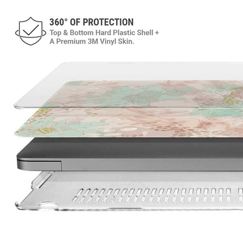 Floral Shadows MacBook Pro 14in (2021-24) Case plus Skin
