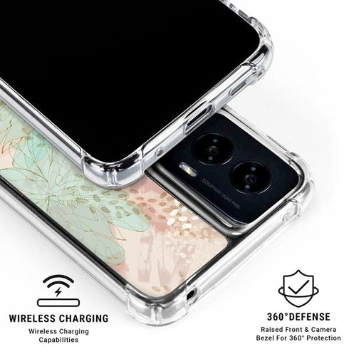 Floral Shadows Moto G Power 5G (2024) Clear Case