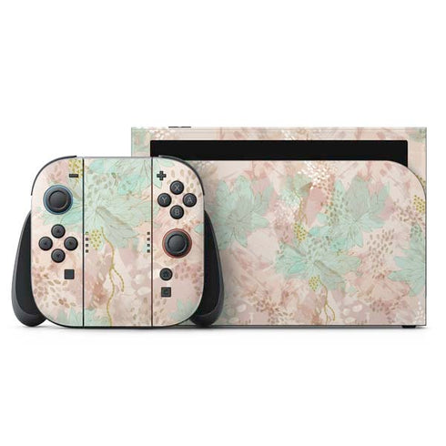 Floral Shadows Nintendo Skins