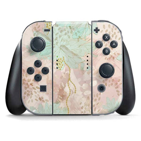 Floral Shadows Nintendo Switch (2017-2021) Joy-Con Controller Skin