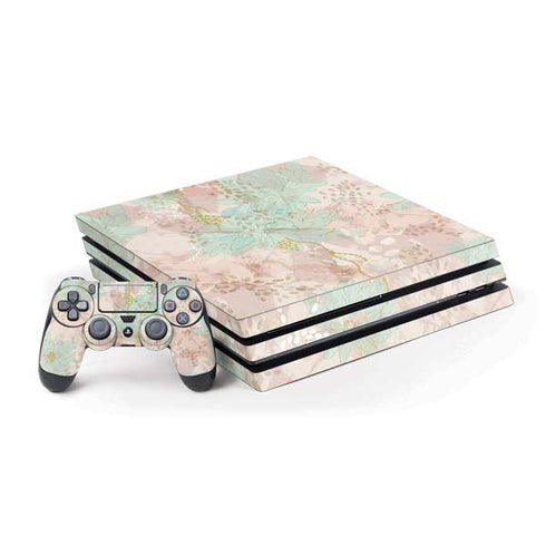 Floral Shadows PlayStation PS4 Skins